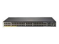 HPE Aruba 2930M 40G 8 HPE Smart Rate PoE+ 1-slot Switch - Switch - L3 - Administrerad - 36 x 10/100/1000 (PoE+) + 4 x kombinations-Gigabit SFP (PoE+) + 8 x 1/2.5/5/10GBase-T (PoE+) - rackmonterbar - PoE+ (1440 W) - begagnat JL323AR