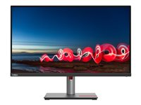 Lenovo ThinkVision T27h-30 - LED-skärm - 27" - 2560 x 1440 QHD @ 60 Hz - IPS - 350 cd/m² - 1000:1 - 4 ms - HDMI, DisplayPort, USB-C - korpsvart 63A3GAT1EU