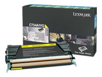 LEXMARK Prebate Cartridge yellow C73x X73x 6.000pages C734A1YG