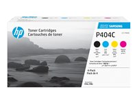 HP CLT-P404C - 4-pack - svart, gul, cyan, magenta - original - tonerkassett (SU365A) - för Samsung CLX-3302, 3303, 3304, 3307, Xpress SL-C432, C433, C462, C463, C467, C482, C483 SU365A