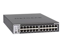 NETGEAR M4300-24X, hanterad, L3, 10G Ethernet (100/1000/10000), Rackmontering, 1U XSM4324CS-100NES