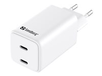 AC Charger Dual USB-C PD65W EU 441-56