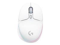 Logitech G G705, högerhand, Optisk, Trådlös RF + Bluetooth, 8200 DPI, Vit 910-006368