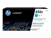 HP 656X cyan original LaserJet-tonerkassett med hög kapacitet, 22000 sidor, Cyan, 1 styck CF461X