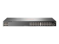 HPE Aruba 2930F 24G 4SFP+ - Switch - L3 - Administrerad - 24 x 10/100/1000 + 4 x 1 gigabit/10 gigabit SFP+ (upplänk) - rackmonterbar JL253A