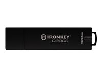 Kingston Technology IronKey D300S, 128 GB, USB Type-A, 3.2 Gen 1 (3.1 Gen 1), 250 MB/s, Keps, Svart IKD300S/128GB