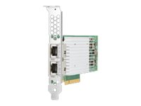 HPE 521T - Nätverksadapter - PCIe 3.0 x8 - 10Gb Ethernet x 2 - för Apollo 4200 Gen10, ProLiant DL360 Gen10 867707-B21