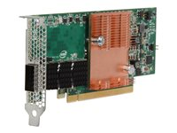 Intel Omni-Path - Nätverksadapter - PCIe 3.0 x16 låg profil - 100 Gigabit QSFP28 x 1 - för ProLiant DL360 Gen10, DL385 Gen10, DL580 Gen10, DL580 Gen9, ML350 Gen10, XL450 Gen10 829335-B21