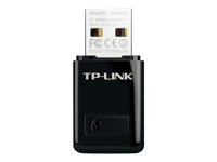 TP-Link TL-WN823N, Kabel, USB, WLAN, Wi-Fi 4 (802.11n), 300 Mbit/s, Svart TL-WN823N