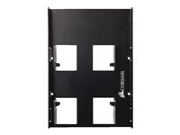 Corsair CSSD-BRKT2, 8,89 cm (3.5"), Carrier-panel, 2.5", Svart, Gjuten aluminium, 101,6 mm CSSD-BRKT2