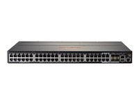 HPE Aruba 2930M 48G 1-Slot - Switch - L3 - Administrerad - 44 x 10/100/1000 + 4 x kombinations-Gigabit SFP - främre till bakre luftflöde - rackmonterbar JL321A