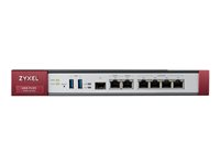 Zyxel USG Flex 200, 1,8 Gbit/s, 0,45 Gbit/s, 100 Gbit/s, 60 transaktioner/sek, 45,38 BTU/h, 529688,2 h USGFLEX200-EU0101F