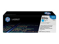 HP 824A Cyan Original LaserJet Toner Cartridge, 21000 sidor, Cyan, 1 styck CB381A