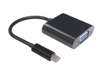 USB-C to VGA Adapter 0.2m Black, Max. 1920x1080p@60Hz USB3.1CVGA
