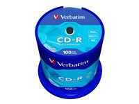 Verbatim CD-R Extra Protection, 52X, CD-R, 120 mm, 700 MB, Kakbox, 100 styck 43411