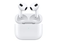 Apple AirPods (3rd generation) AirPods, True Wireless Stereo (TWS), Samtal/musik, 46,47 g, Hörlurar, Vit MME73DN/A