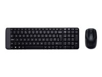 Logitech Wireless Combo MK220 - Sats med tangentbord och mus - trådlös - 2.4 GHz - grekiska 920-003157