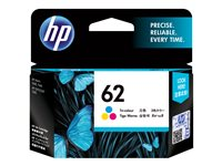 HP 62 - 4.5 ml - färg (cyan, magenta, gul) - original - blister - bläckpatron - för ENVY 55XX, 56XX, 76XX, Officejet 200, 250, 57XX, 8040 C2P06AE#301