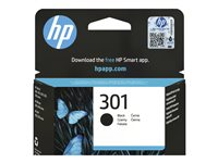 HP 301 - Svart - original - bläckpatron - för Deskjet 1050A J410, 1051A J410, 10XX, 10XX J410, 15XX, 2000, 2050 J510, 2050A J510 CH561EE