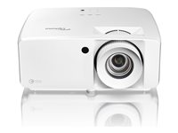 Optoma UHZ66 - DLP-projektor - laser - bärbar - 3D - 4000 lumen - 3840 x 2160 - 16:9 - 4K - LAN - vit E9PD7LD01EZ2