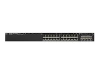 Cisco Catalyst WS-C3650-24PS-L, hanterad, L3, Gigabit Ethernet (10/100/1000), Strömförsörjning via Ethernet (PoE) stöd, Rackmontering, 1U WS-C3650-24PS-L