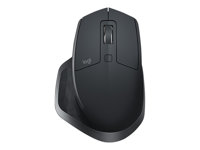 Logitech MX Master 2S Wireless Mouse, högerhand, laser, Trådlös RF + Bluetooth, 4000 DPI, grafit 910-005966