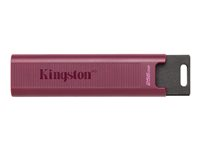 Kingston Technology DataTraveler Max, 256 GB, USB Type-A, 3.2 Gen 2 (3.1 Gen 2), 1000 MB/s, Friktionslager, Röd DTMAXA/256GB