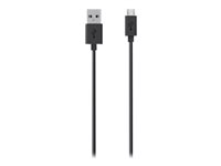 Belkin USB A - Micro-USB, 2m, 2 m, USB A, Micro-USB B, USB 2.0, Hane/Hane, Svart F2CU012BT2M-BLK