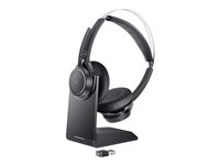 DELL Premier Wireless ANC Headset - WL7022, Trådlös, Kontor/callcenter, 155,1 g, Headset, Svart DELL-WL7022