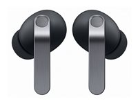 Samsung Galaxy Buds4 Pro - True wireless-hörlurar med mikrofon - inuti örat - Bluetooth - aktiv brusradering - svart SM-R640NZKAEUB