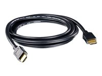 ATEN 10 m HDMI-höghastighetskabel med Ethernet, 10 m, HDMI Typ A (standard), HDMI Typ A (standard), 4096 x 2160 pixlar, 3D kompatibilitet, Svart 2L-7D10H