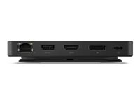 Lenovo - Dockningsstation - USB-C - HDMI, DP - 1GbE - 100 Watt - Europa 40B90100EU