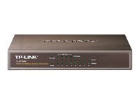 TP-Link TL-SF1008P, Ohanterad, Fast Ethernet (10/100), Full duplex, Strömförsörjning via Ethernet (PoE) stöd TL-SF1008P