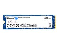 Kingston NV3 - SSD - 500 GB - inbyggd - M.2 2280 - PCIe 4.0 x4 (NVMe) SNV3S/500G