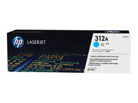 HP 312A - Cyan - original - LaserJet - tonerkassett (CF381A) - för Color LaserJet Pro MFP M476dn, MFP M476dw, MFP M476nw CF381A