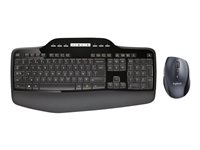 Logitech Wireless Desktop MK710 - Sats med tangentbord och mus - trådlös - 2.4 GHz - Nordisk 920-002443