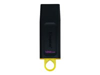 Kingston Technology DataTraveler Exodia, 128 GB, USB Type-A, 3.2 Gen 1 (3.1 Gen 1), Keps, 11 g, Svart, Gul DTX/128GB