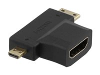 HDMI adapter, HDMI FM to mini HDMI M and micro HDMI M HDMI-22G