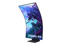 Samsung Odyssey Ark S55CG970NU - G97NC Series - QLED monitor - Smart - spel - böjd - 55" - 3840 x 2160 4K @ 165 Hz - VA - 600 cd/m² - 1000000:1 - Quantum HDR 32x - 1 ms - 3xHDMI, DisplayPort - högtalare - svart LS55CG970NUXEN