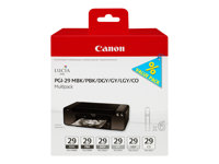 CANON PGI-29 ink cartridge black and five colour standard capacity multipack 4868B018