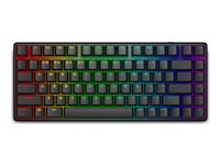 Alienware Pro Wireless Gaming Keyboard - Tangentbord - AlienFX per tangent RGB / 16,8 miljoner färger - trådlös - USB, 2.4 GHz, Bluetooth 5.1 - QWERTY - amerikansk - tangentbrytare: Alienware linjära mekaniska brytare (för hotswap) - Dark Side of the PRO-KB-G-WW