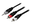 Audio cable 3.5mm ma - 2xRCA ma 10m