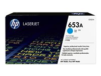 HP 653A - Cyan - original - LaserJet - tonerkassett (CF321A) - för Color LaserJet Enterprise MFP M680, LaserJet Enterprise Flow MFP M680 CF321A