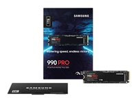 Samsung 990 PRO, 1 TB, M.2, 7450 MB/s MZ-V9P1T0BW