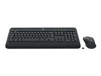 Logitech MK545 Advanced - Sats med tangentbord och mus - trådlös - 2.4 GHz - tysk 920-008889