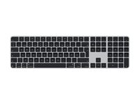 Apple Magic Keyboard with Touch ID and Numeric Keypad - Tangentbord - USB-C - trådlös - Bluetooth - QWERTY - svensk - svarta tangenter MXK83S/A