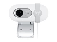 Logitech BRIO 100 - Webbkamera - färg - 2 MP - 1920 x 1080 - 1080p, 720p - ljud - USB 960-001617