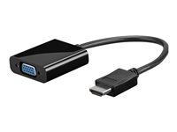 Adapter HDMI - VGA M/F, Black Support Audio, 1920*1080 HDMVGA2B