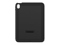 OtterBox Defender Case för Apple 10.9-inch iPad (10:e generation), stöttåligt, extra robust skyddande skal med inbyggt skärmskydd, 2x testad till militärstandard, svart färg, Utan förpackning 77-89955