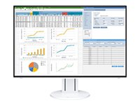 EIZO FlexScan EV2457-WT - LED-skärm - 24.1" - 1920 x 1200 - IPS - 350 cd/m² - 1000:1 - 5 ms - HDMI, DVI-D, DisplayPort - högtalare - vit EV2457-WT